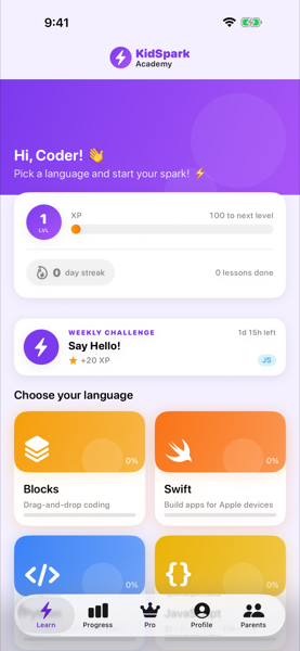 KidSpark Code
